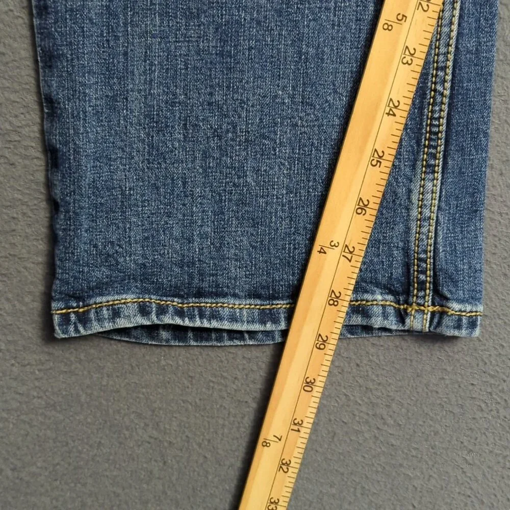 Wrangler Jeans Men's 38x30 Fits 35x29 Blue Retro Slim Boot Western Denim
